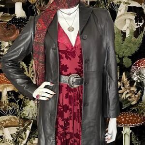 Brand new Kenneth Cole black leather coat women’s size XS